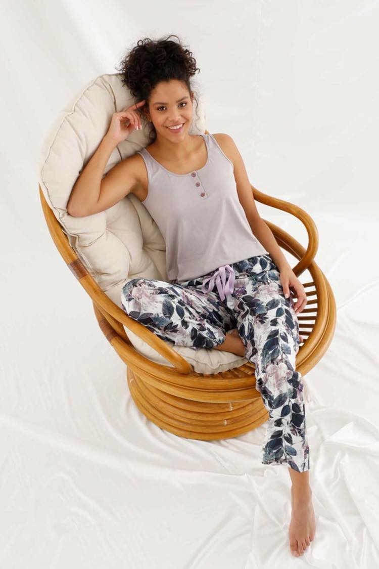 Дамска памучна пижама 6643