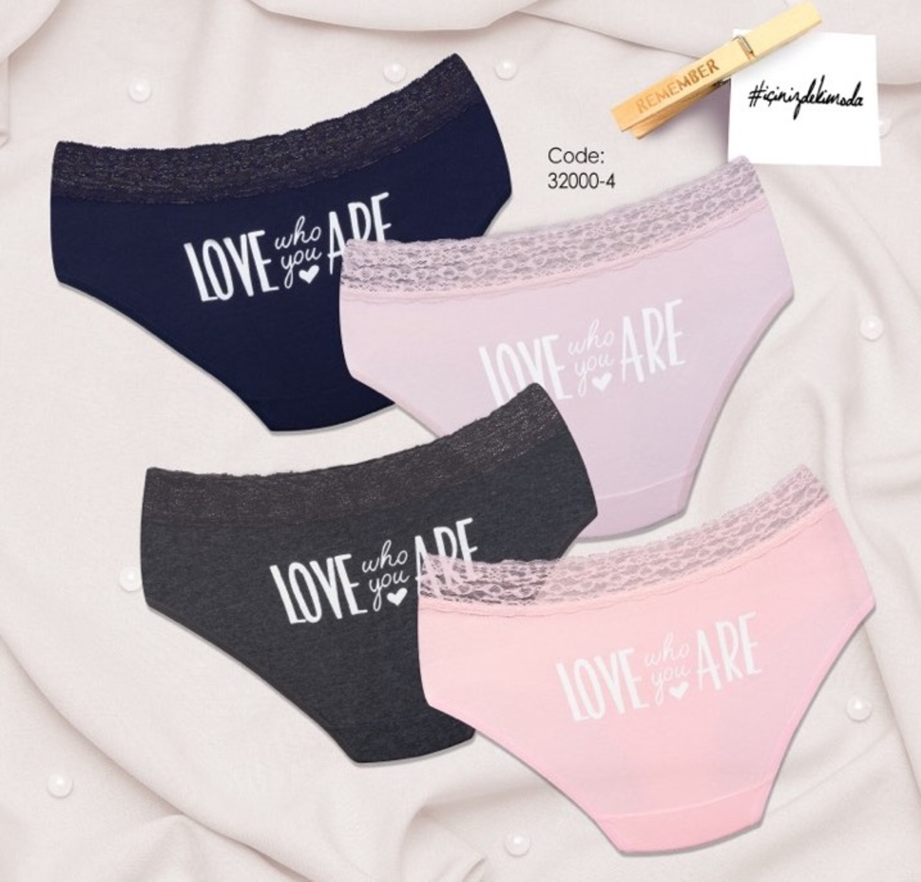 Дамски памучни бикини - 1 бр.