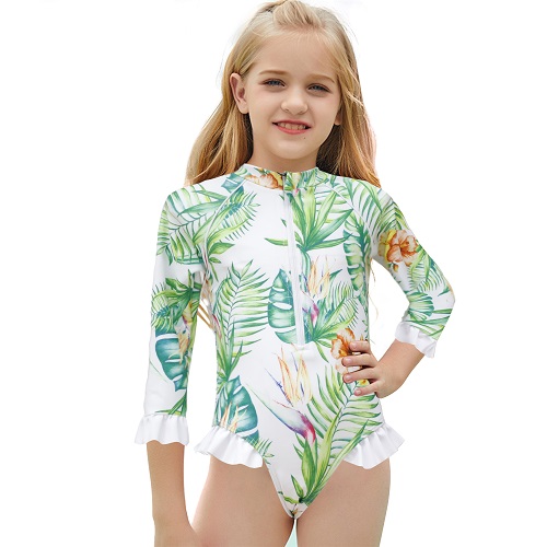 Детски цял бански - слънцезащитен 0701-3