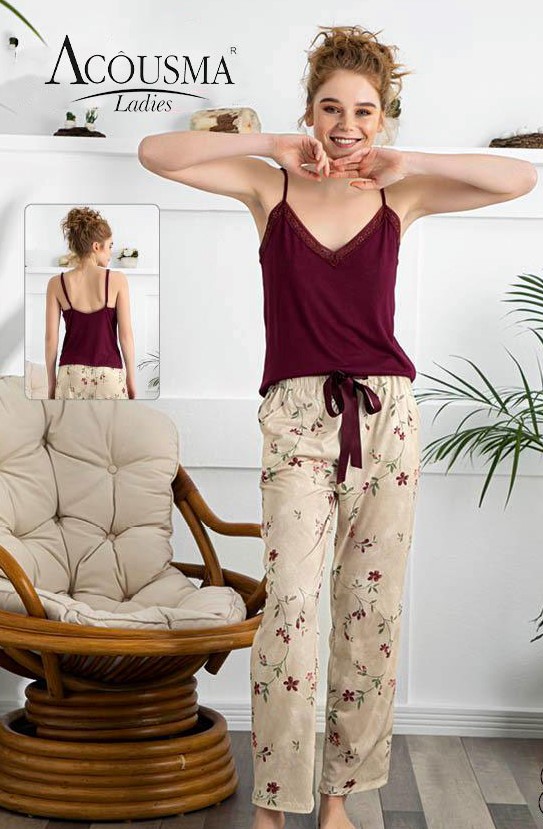 Дамска памучна пижама 6700