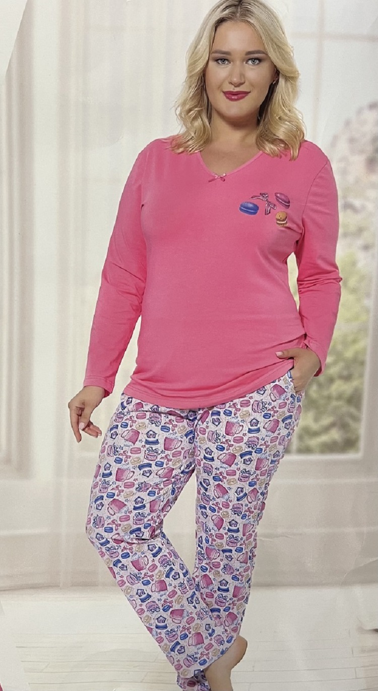 Дамска пижама модал BIG SIZE 551