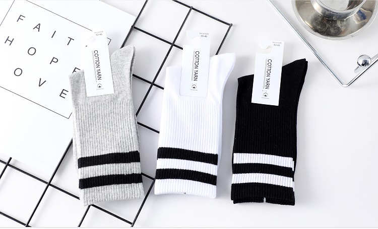 Спортни памучни чорапи 5017 - 3 бр.