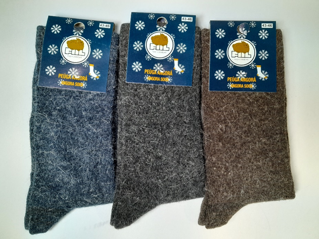 Мъжки чорапи с ангора - 2 бр.