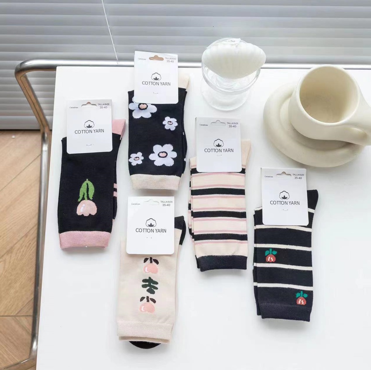 Комплект памучни чорапи 3375